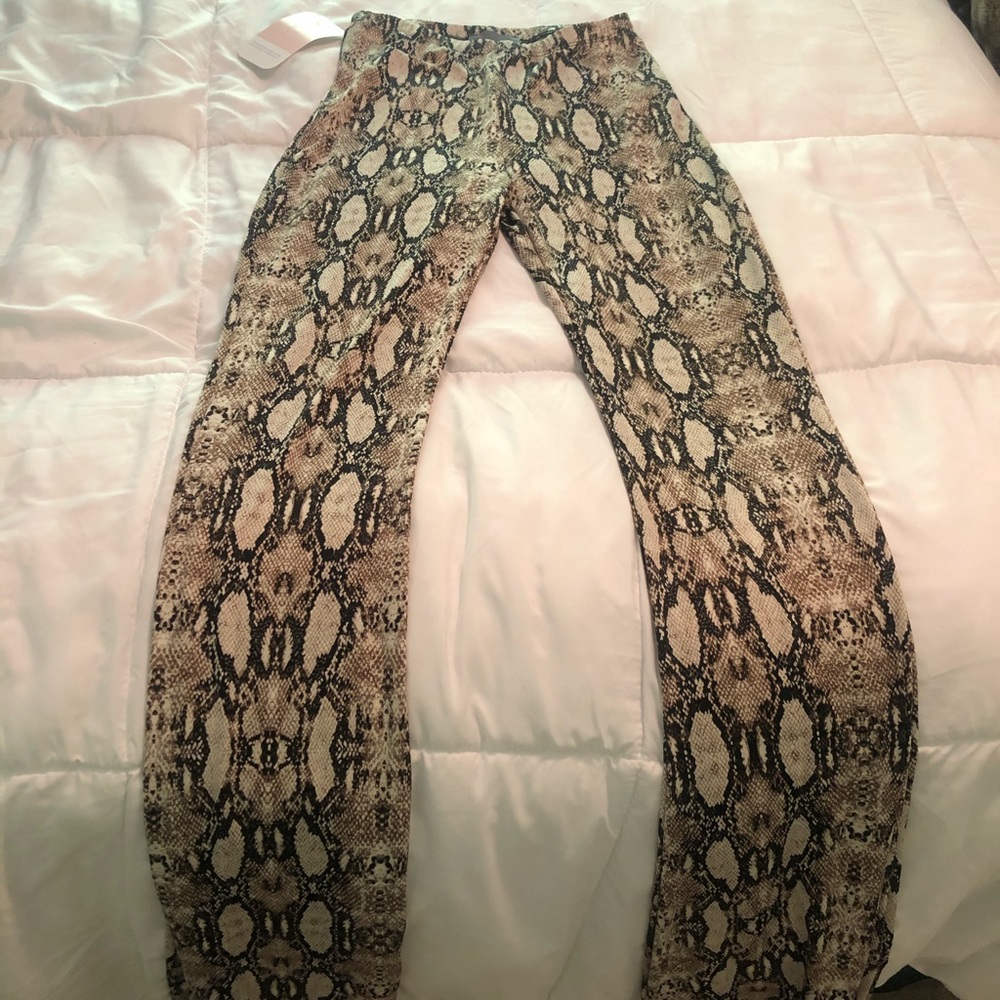 Hudson Snakeskin Pants